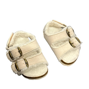 Baby GAP Cream Sandals with Buckles size 5/6